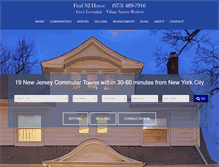 Tablet Screenshot of findnjhouse.com